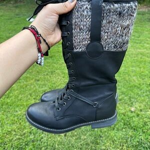 Patrizia Women’s Heroness tall lace up Sharla boots